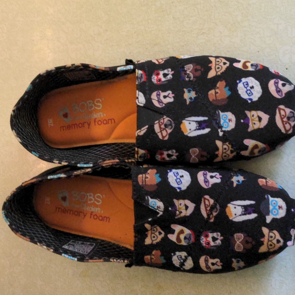 Bob's dog print shoes